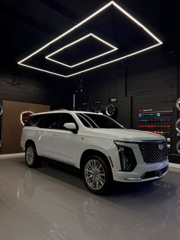 Cadillac Escalade — Clear front-end film (Paint Protection Film)