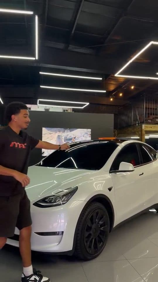 Tesla Model Y — Walkaround with the team (Paint Protection Film video)
